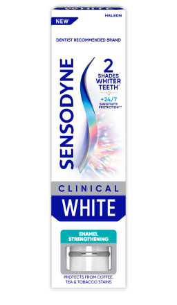 Sensodyne Clinical White Enamel Strengthening toothpaste